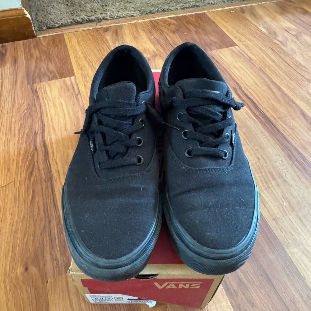 Vans Black Canvas Sneakers